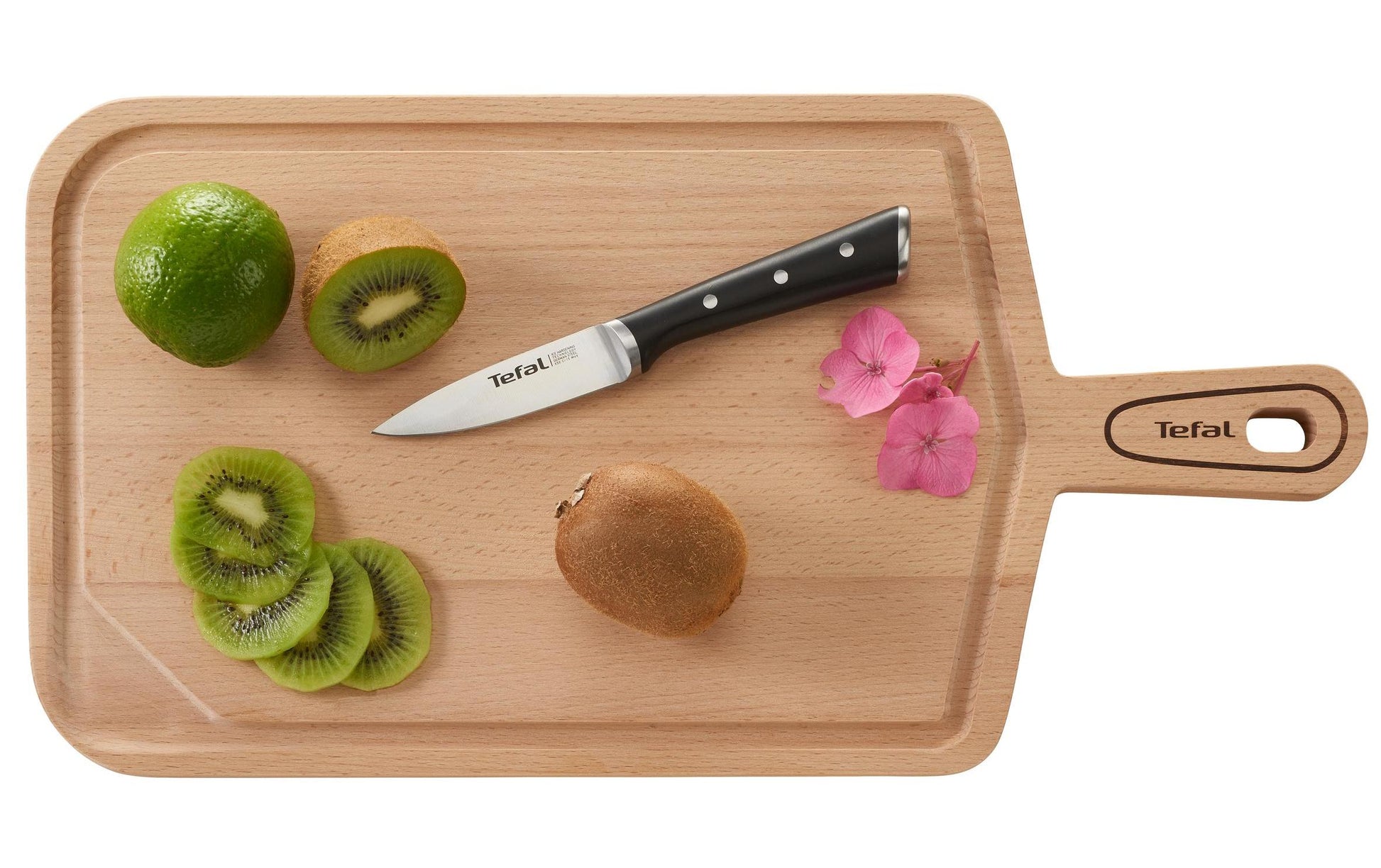 Tefal INGENIO ICE FORCE Messerblock – Edelstahl, schwarz, 5 Stk.