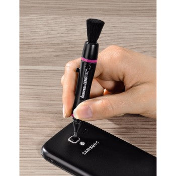 Hama LensPen Reinigungsstift MicroPro II – Objektivpinsel, Ø 5 mm – für Okulare, Smartphone-Kameras