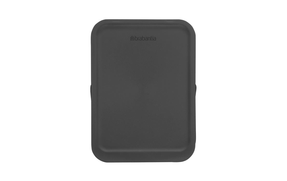 Brabantia Papierkorb – 40 l – Kunststoff, Grau – B × H × T 267 × 620 × 341 mm