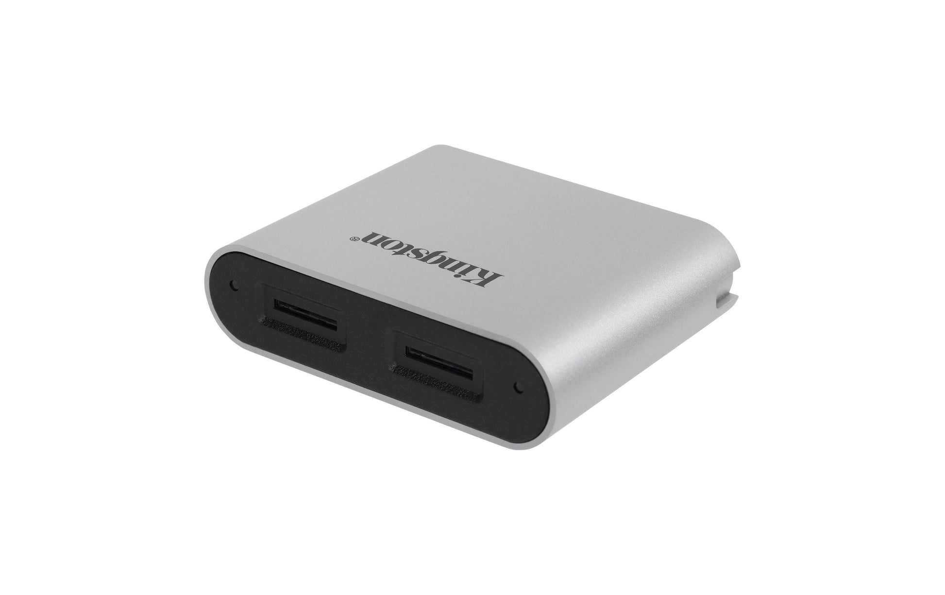Kingston Technology Kingston Workflow Dual-Slot Kartenleser – microSD/microSDHC/microSDXC – USB-C 3.2 Gen 1 – 5 Gbit/s
