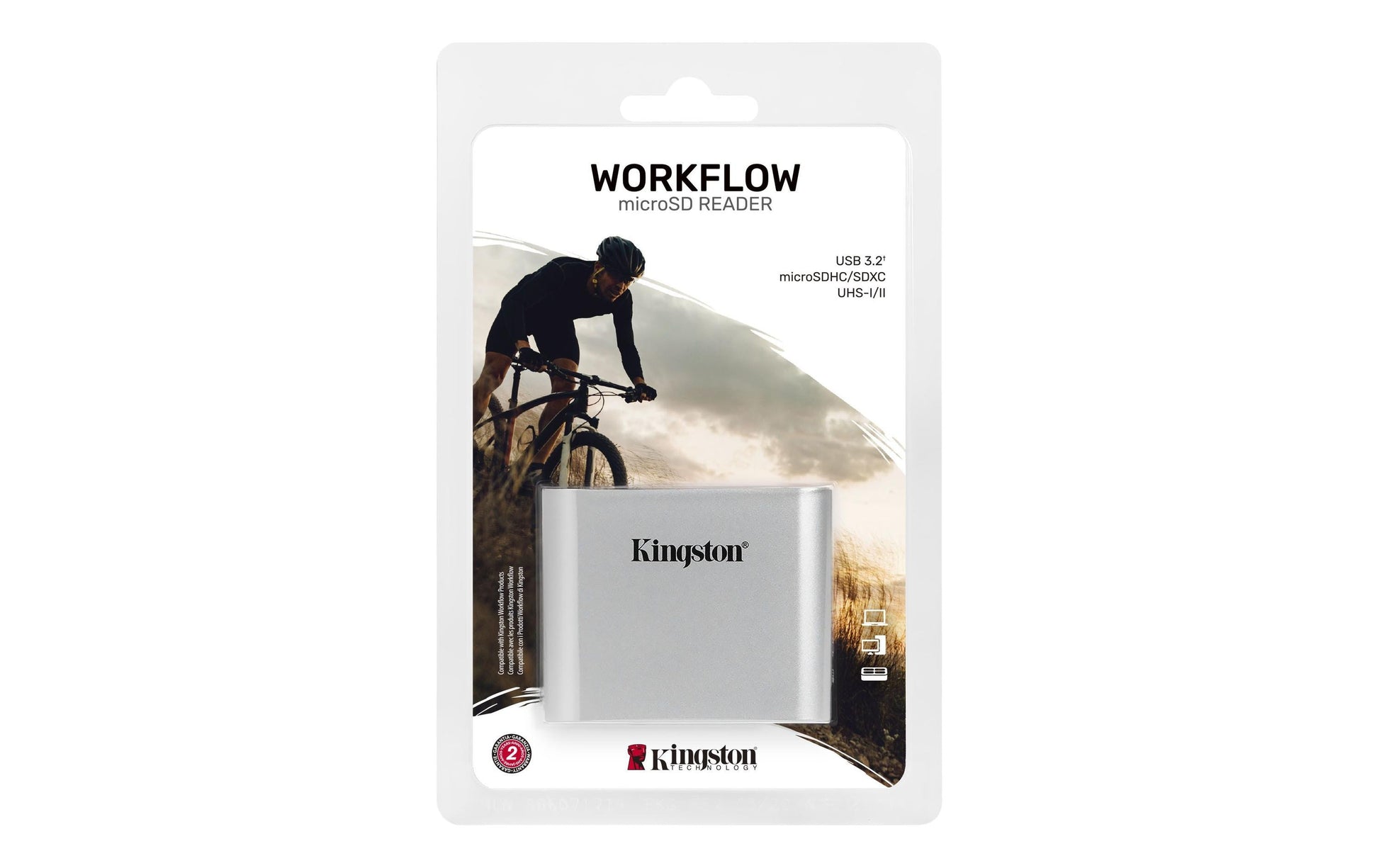 Kingston Technology Kingston Workflow Dual-Slot Kartenleser – microSD/microSDHC/microSDXC – USB-C 3.2 Gen 1 – 5 Gbit/s
