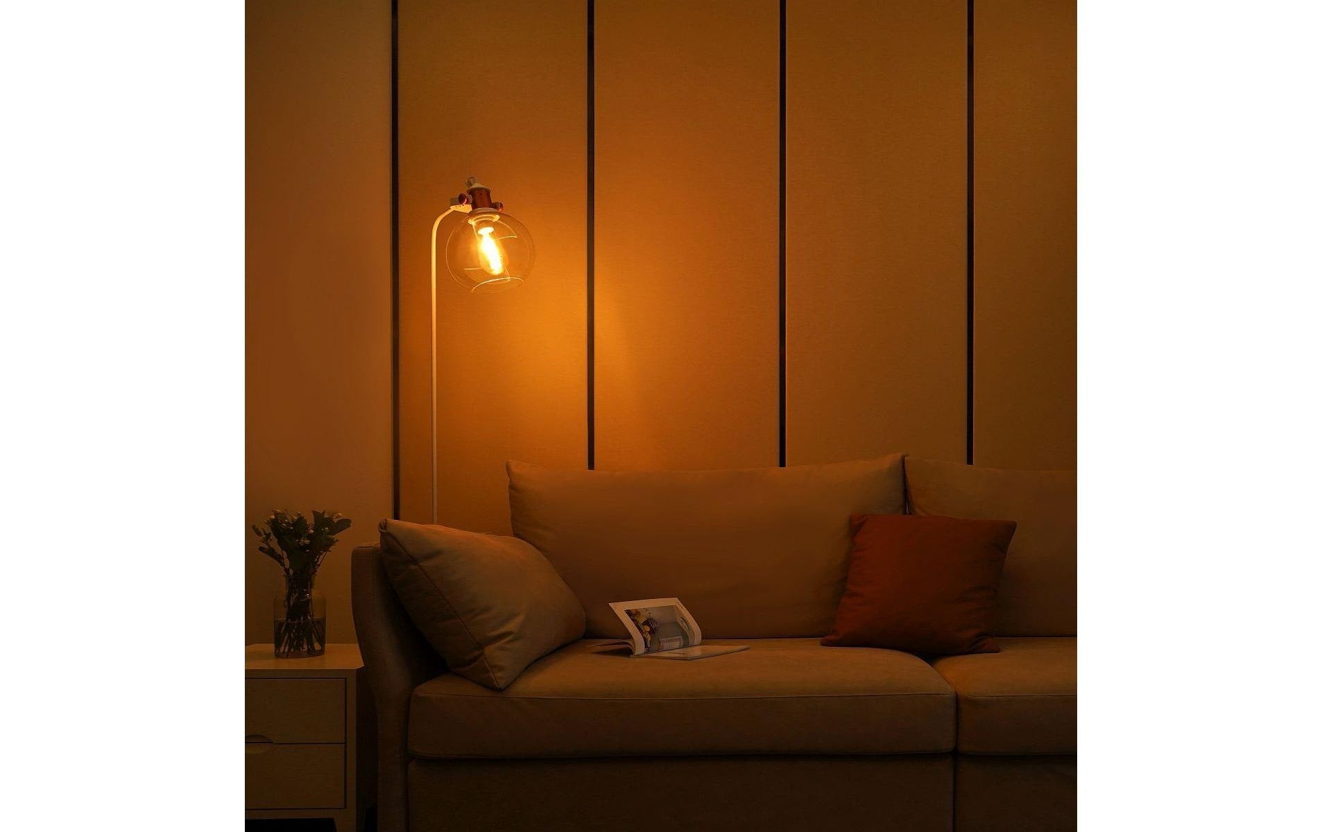 Yeelight Smart-Leuchtmittel E27 ST64 – Warmweiss 2000 K, 500 lm, 6 W, WLAN – für Apple HomeKit – IP20 – 1 Stk.