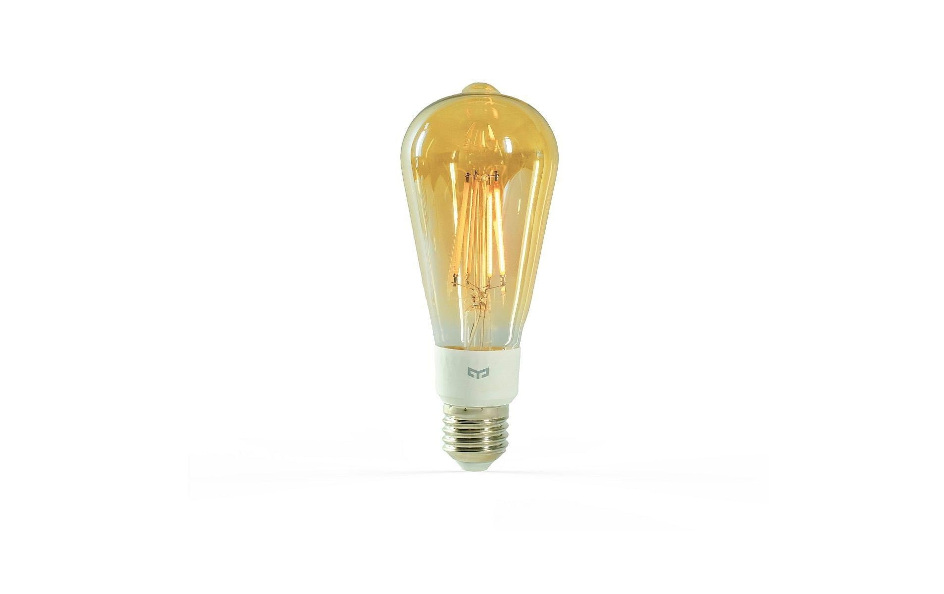 Yeelight Smart-Leuchtmittel E27 ST64 – Warmweiss 2000 K, 500 lm, 6 W, WLAN – für Apple HomeKit – IP20 – 1 Stk.