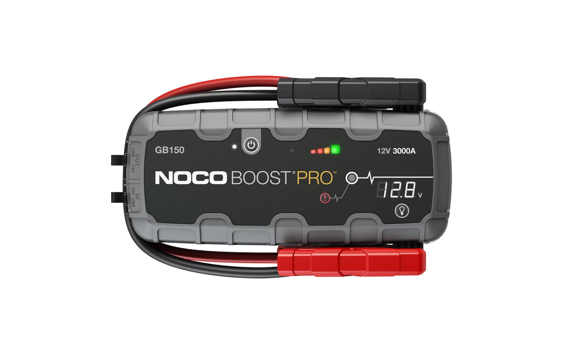NOCO Genius GB150 Starterbooster – 3000 A Startstrom, 12 V, 88 Wh Li-Ion, USB 2,1 A, IP65