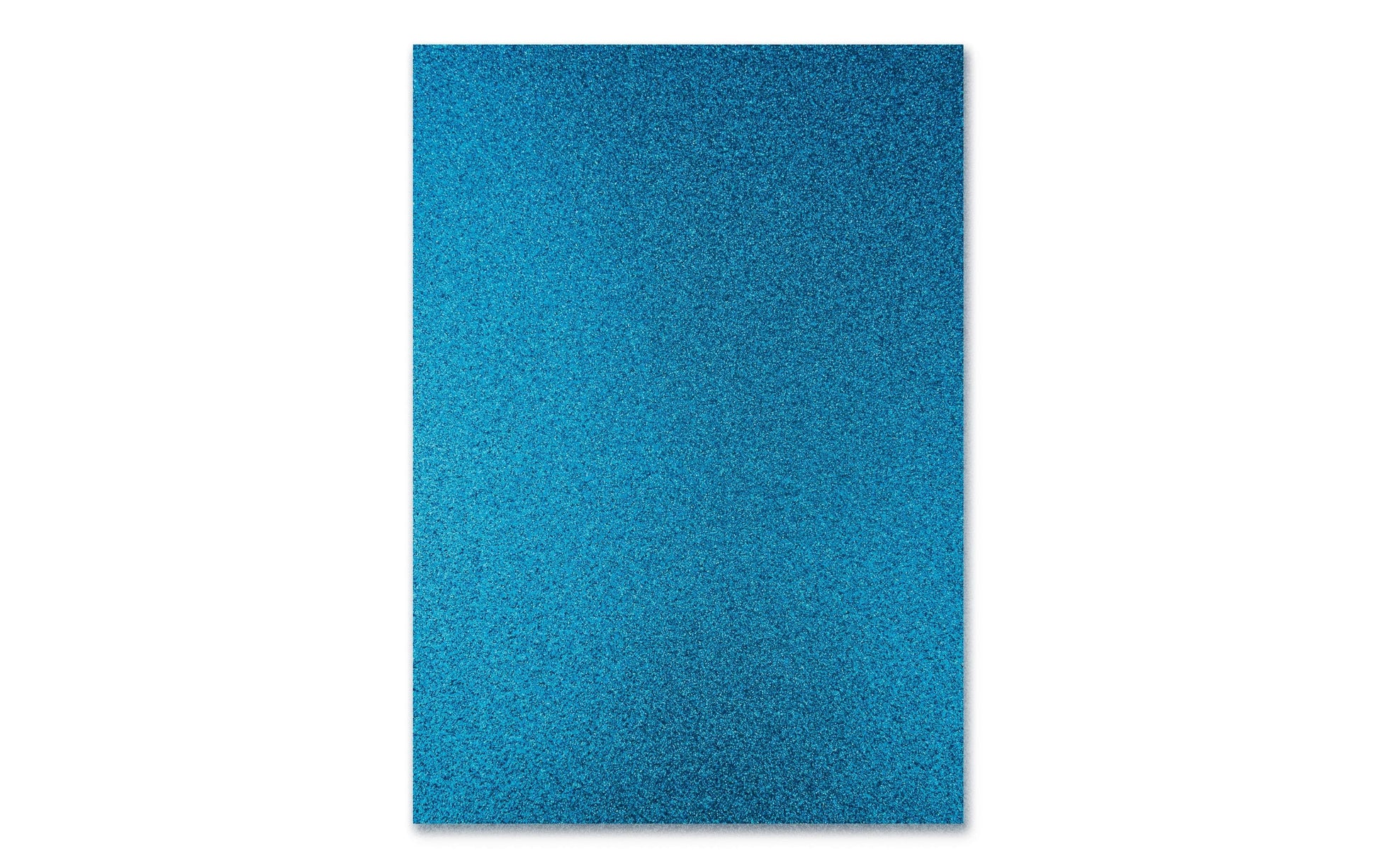 URSUS Fotokarton Glitterkarton – A4, türkis, 330 g/m² – 10 Blatt, Kunstpapier
