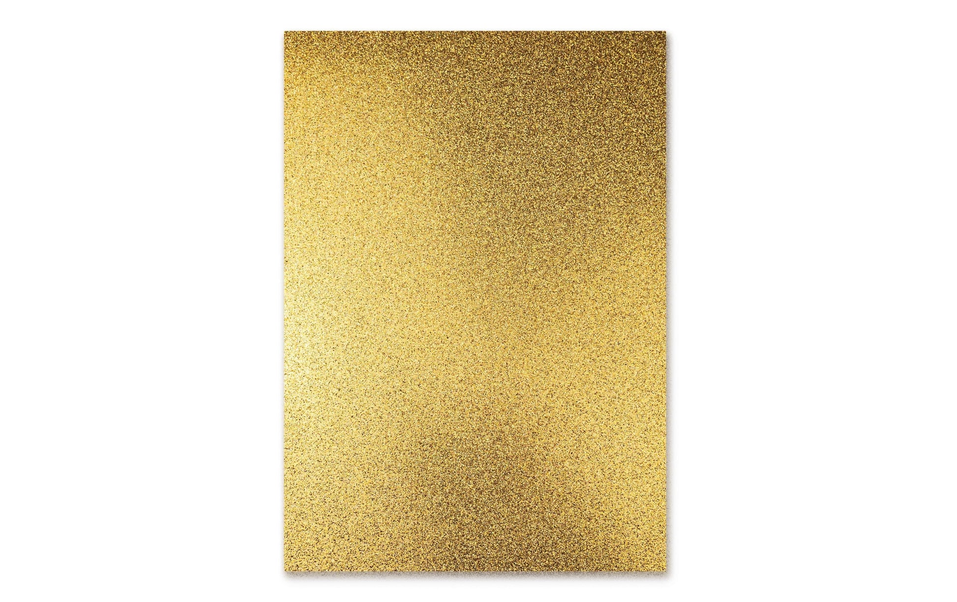 URSUS Fotokarton Glitterkarton – A4, Gold, 330 g/m² – 10 Blatt