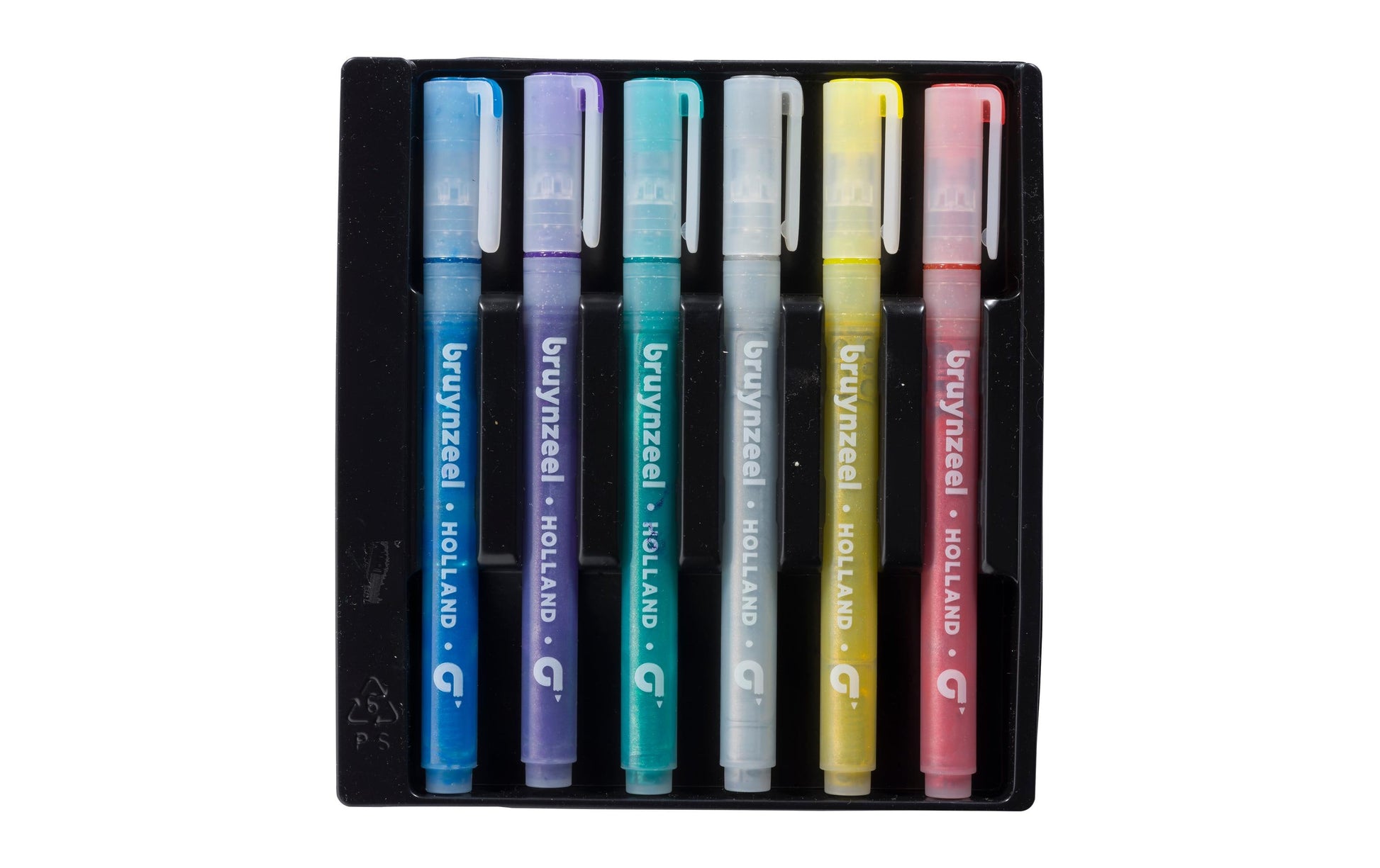 Bruynzeel Glitzer Filzstifte – 6 Farben