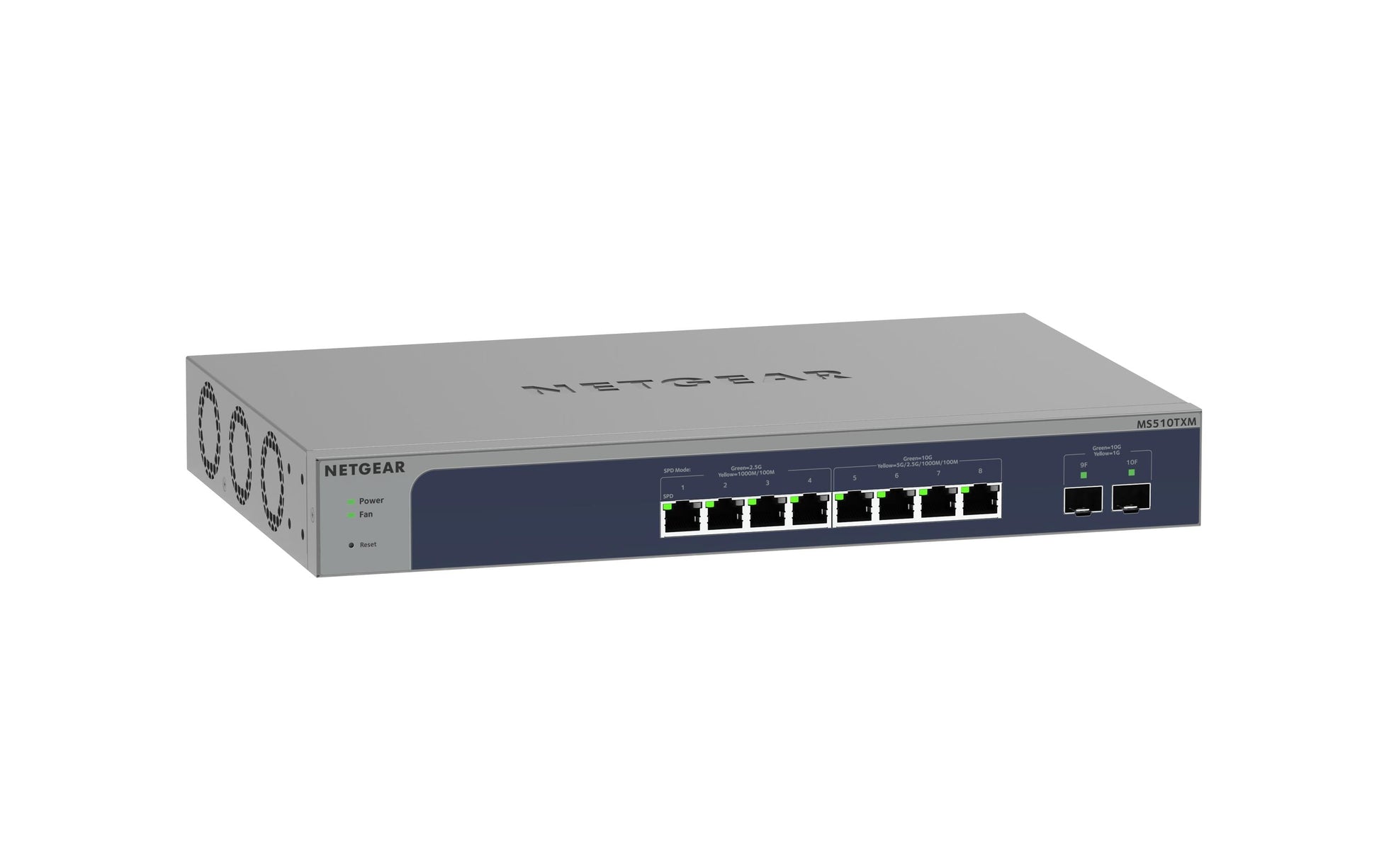 NETGEAR MS510TXM – Managed Switch – 8×10G RJ45, 2×SFP+, L2+, 19" Rack