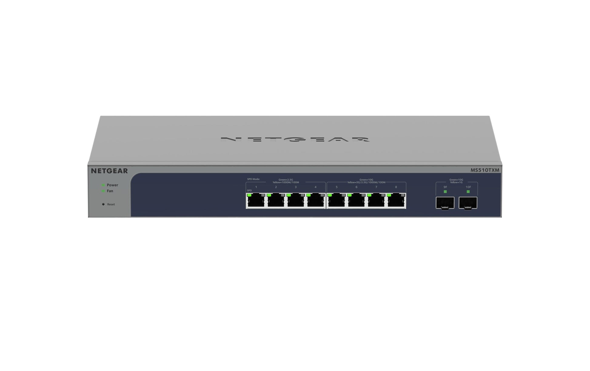 NETGEAR MS510TXM – Managed Switch – 8×10G RJ45, 2×SFP+, L2+, 19" Rack