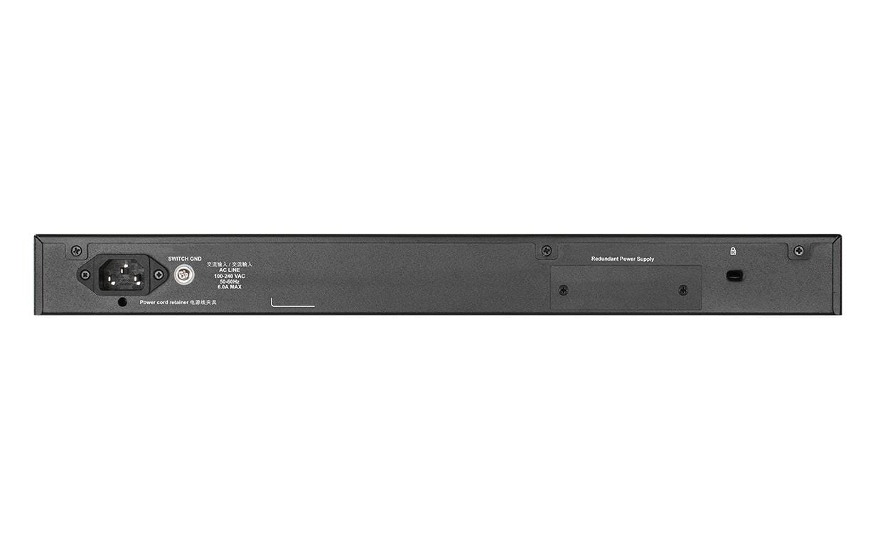 D-Link DGS-1520-52MP/E – Managed Switch – 48×GbE+4×2.5G+2×10G, 2×SFP+, L3, PoE+ 370 W, 1U