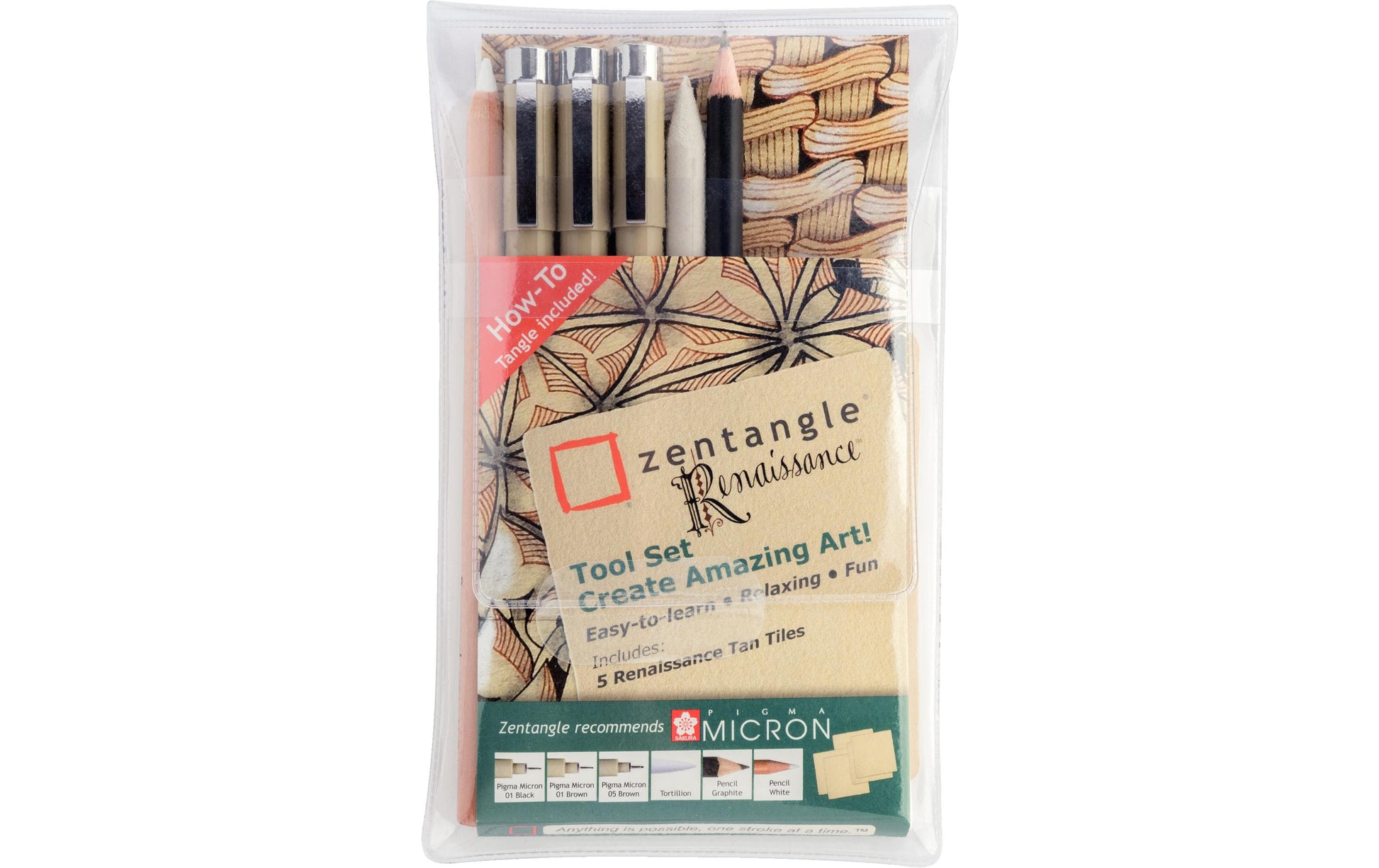 Sakura Zentangle Renaissance Fineliner – 11 Stk., 0,45 mm, braun