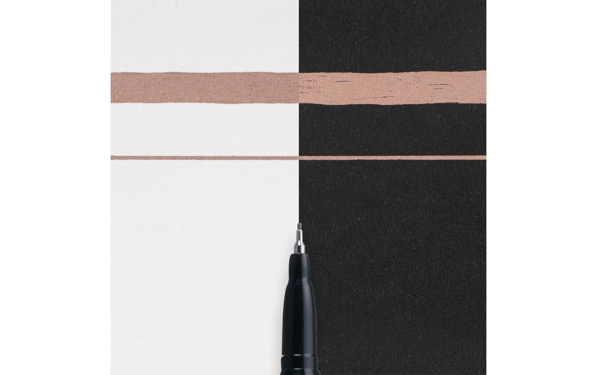 Sakura Pen-Touch Lackmarker Metallic – Rundspitze 0,7 mm – Kupfer – für Glas, Metall und Kunststoff