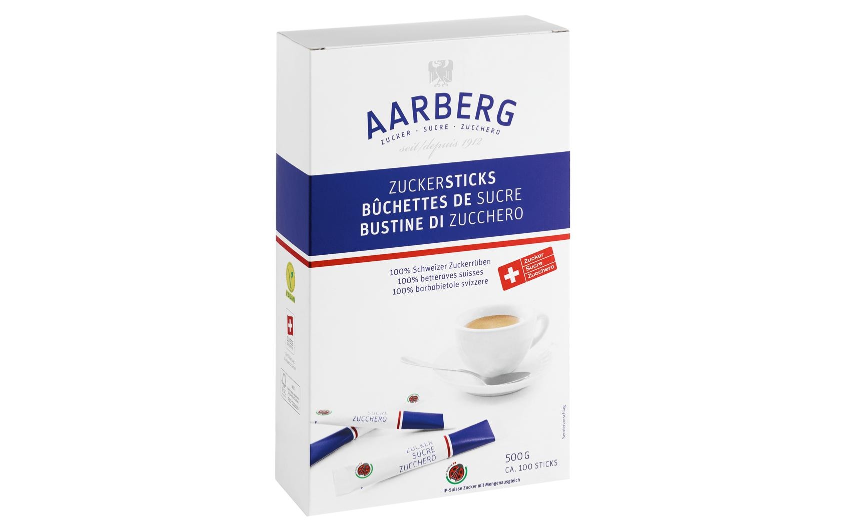 Webstar Aarberg – Zuckersticks – 100 Sticks à 5 g