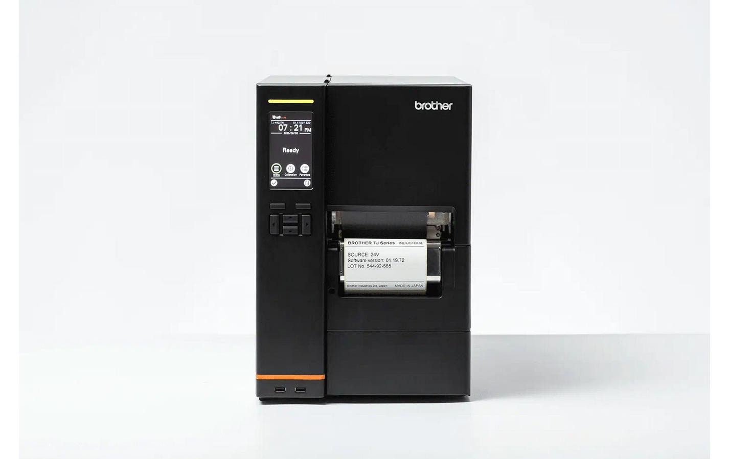Brother TJ4422TN – Etikettendrucker, Thermotransfer, bis 104 mm, Auto-Cutter, USB, WLAN, LAN, 203 × 203 dpi