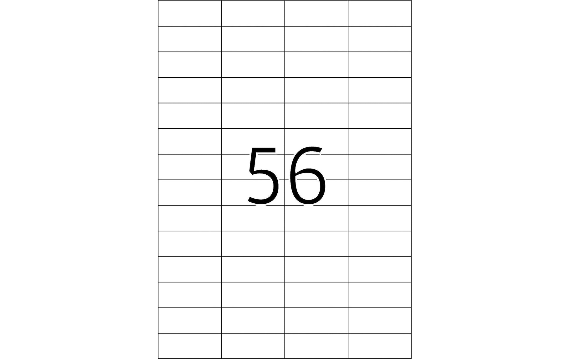 HERMA Druckeretiketten, 53 mm × 21 mm, weiss, Papier, permanent, 200 Blatt