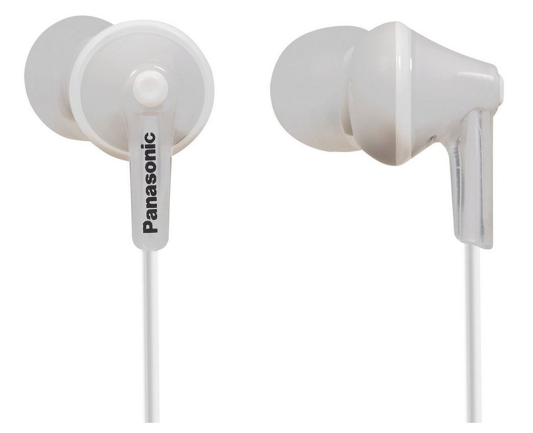 Panasonic RP-HJE125E-W In-Ear Kopfhörer – 3,5 mm Klinke, Weiss
