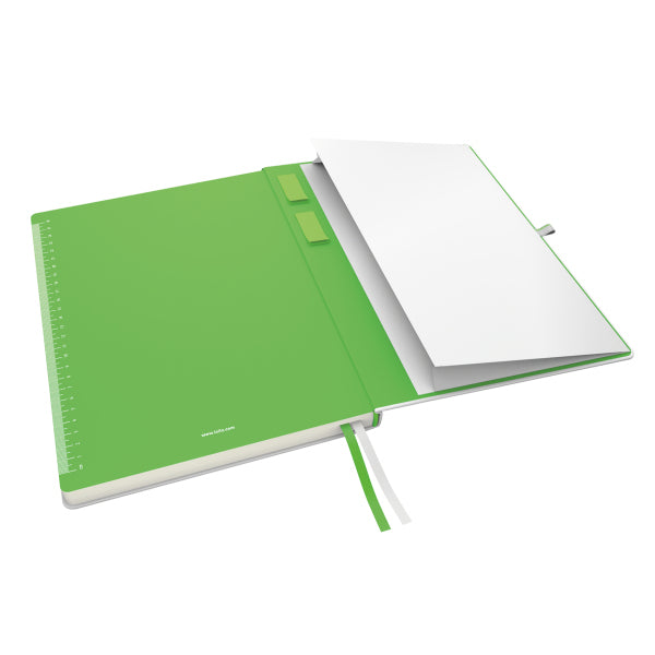 Leitz Notizbuch – A4 – kariert – 80 Seiten – 100 g/m² – Hardcover, weiss