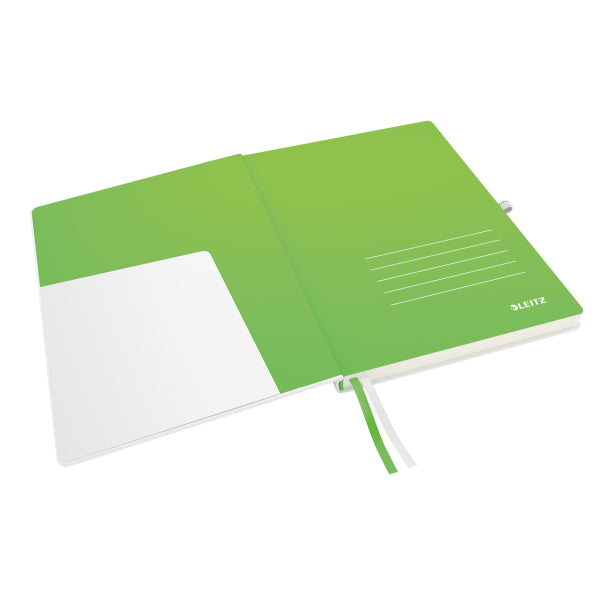 Leitz Notizbuch – A4 – kariert – 80 Seiten – 100 g/m² – Hardcover, weiss