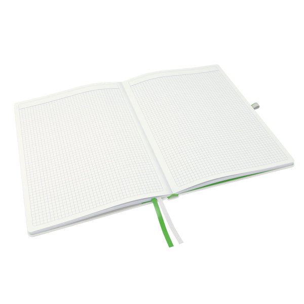 Leitz Notizbuch – A4 – kariert – 80 Seiten – 100 g/m² – Hardcover, weiss