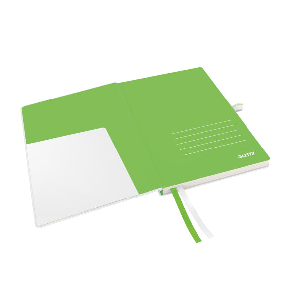 Leitz Notizbuch – A5, kariert, 80 Blatt, 96 g/m², rot