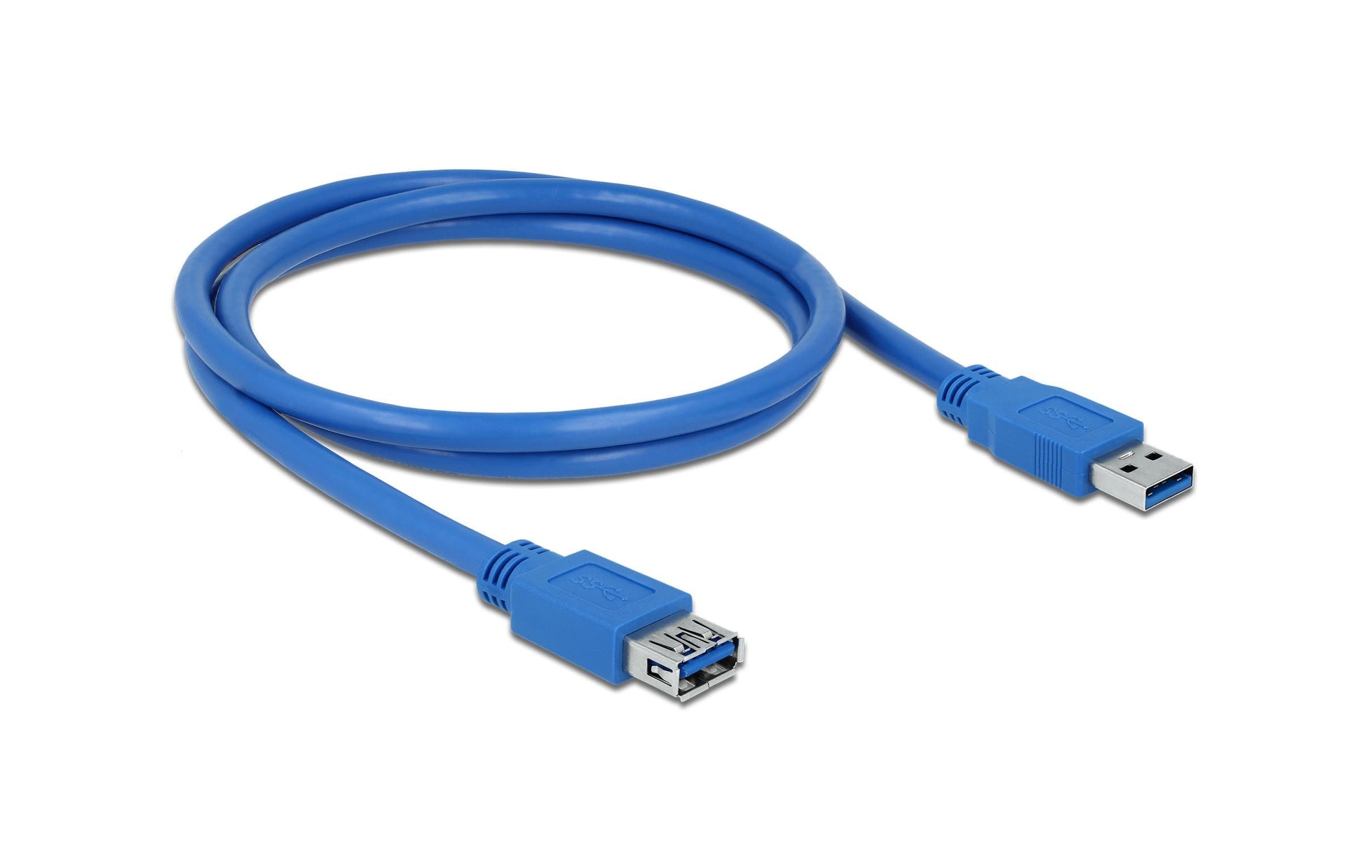 DeLOCK USB-A Verlängerungskabel (Stecker auf Buchse) – USB 3.2 Gen 1 (5 Gbit/s) – 1 m – Blau