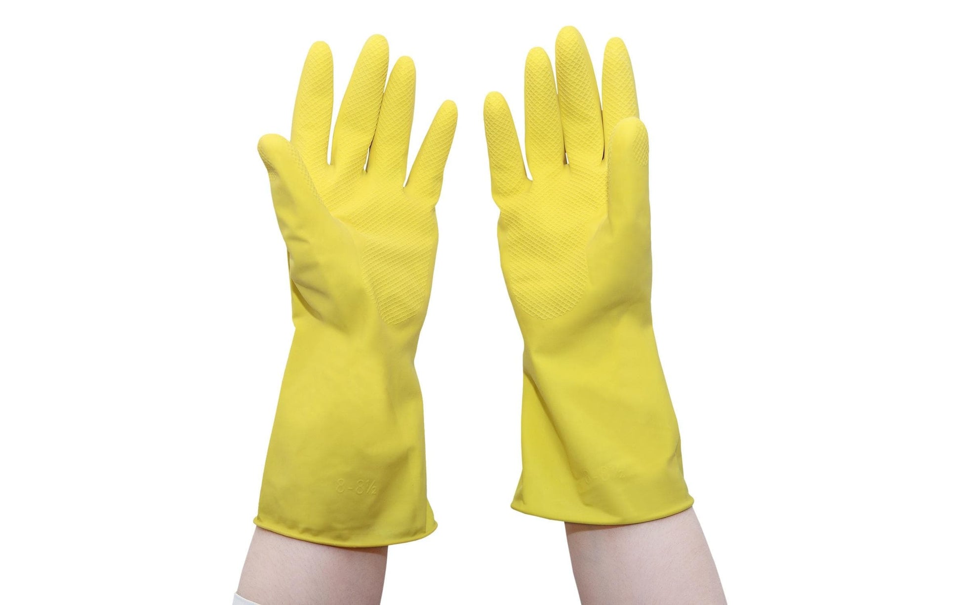 Fair Zone Haushaltshandschuhe M – Naturkautschuk – Gelb – 1 Paar