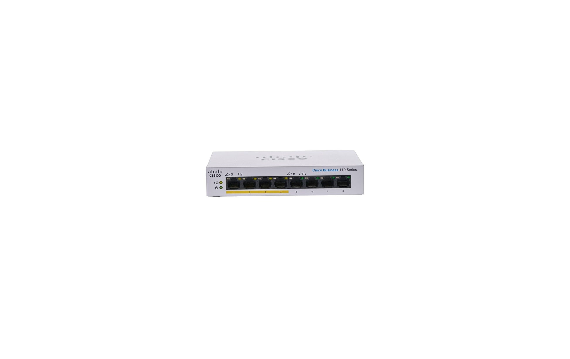 Cisco CBS110-8PP-D – Unmanaged Switch – 8×GbE, L2, PoE 32 W