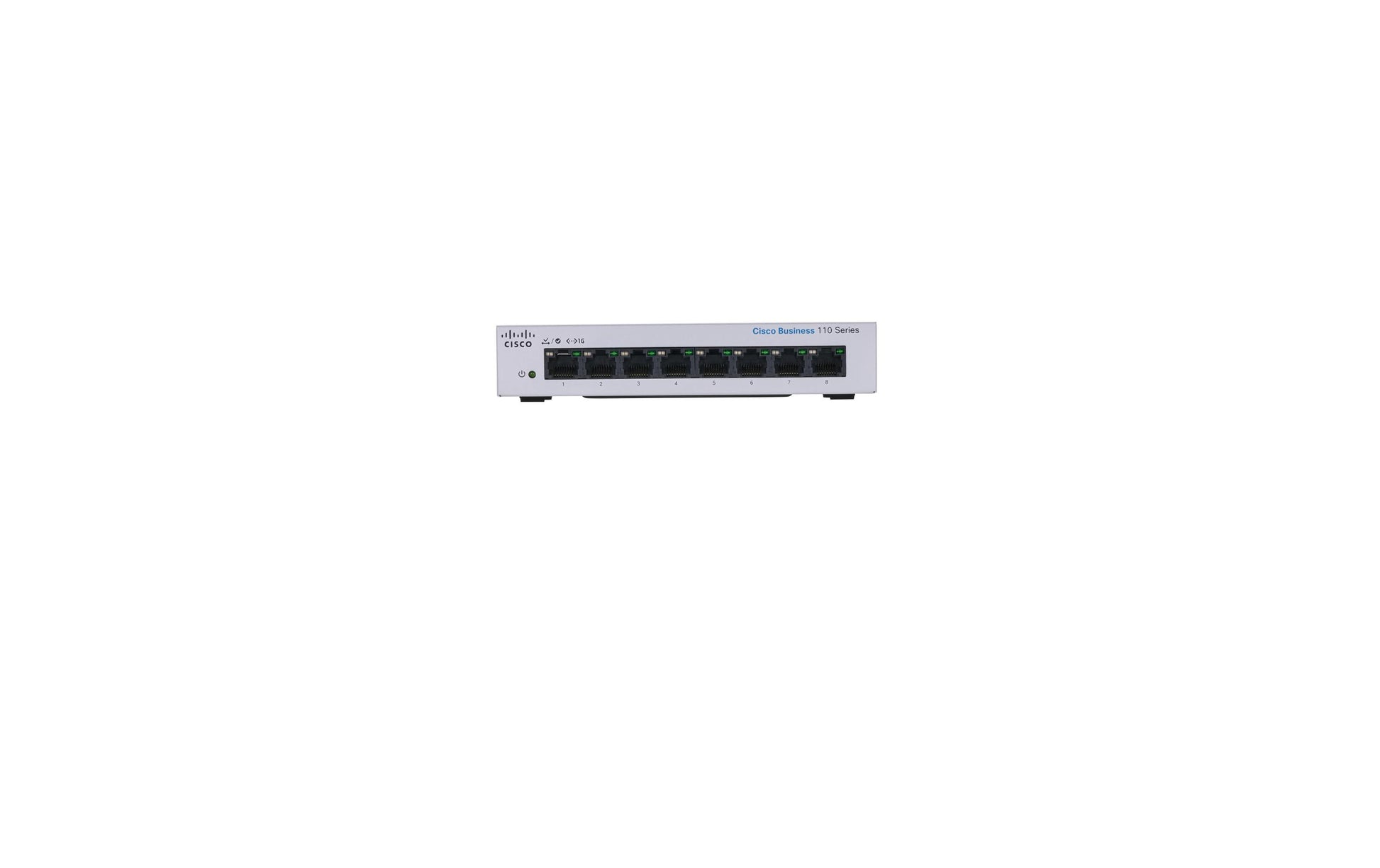 Cisco CBS110 – Switch (Unmanaged) – 8×GbE, L2, Grau