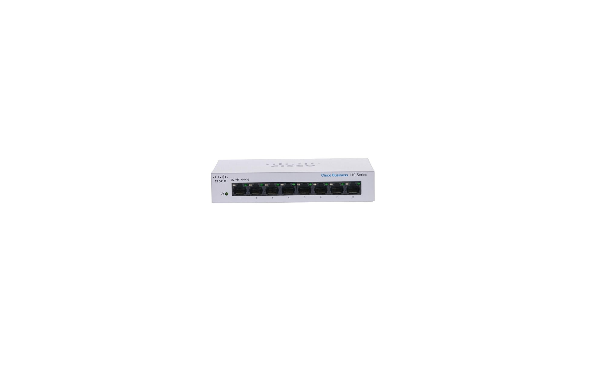 Cisco CBS110 – Switch (Unmanaged) – 8×GbE, L2, Grau
