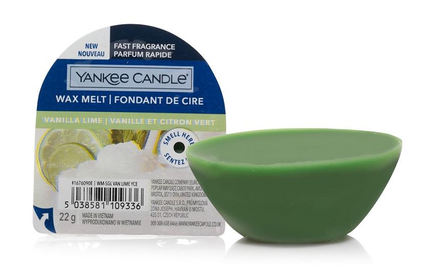 Yankee Candle Vanilla Lime – Duftwachsplättchen, Ø 7 × 3 cm