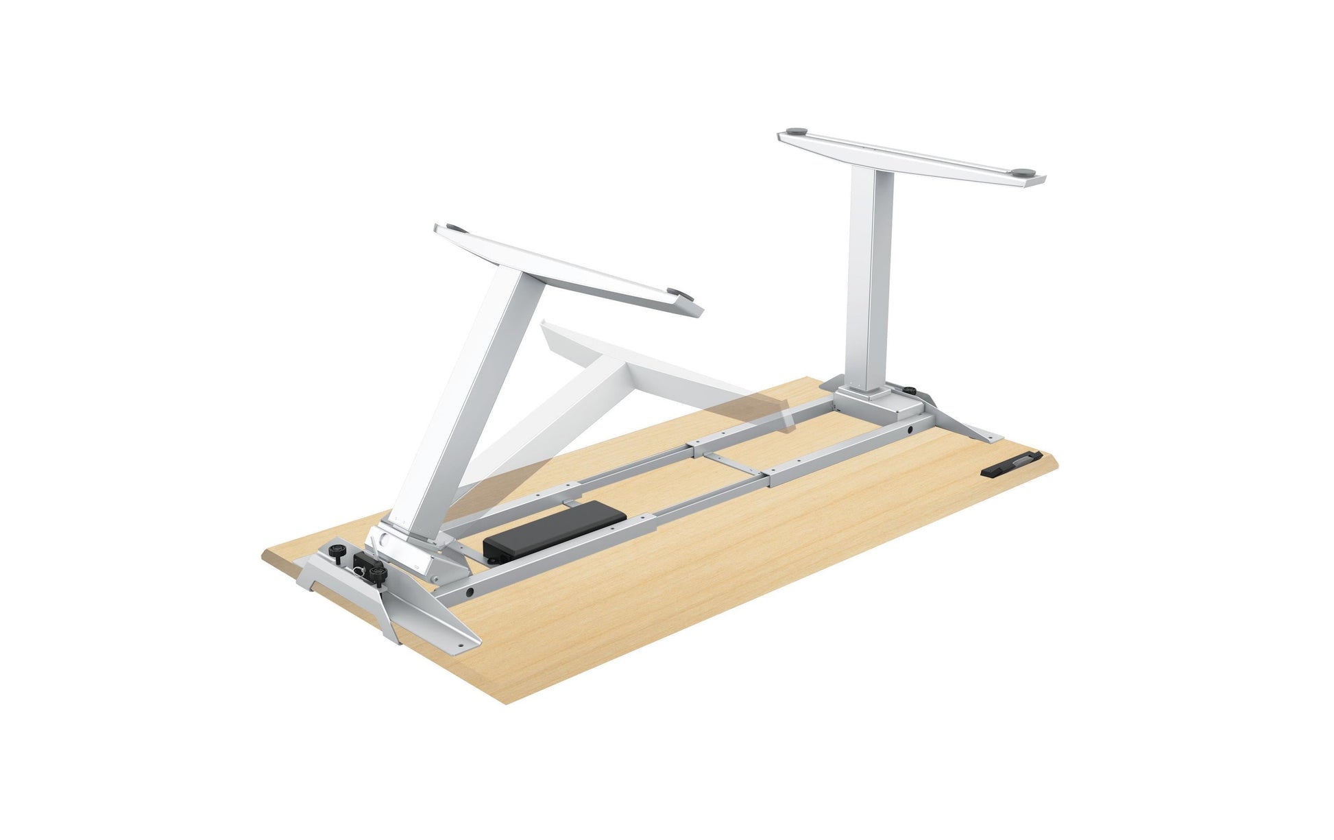 Fellowes Tischplatte – 160 × 80 × 2,5 cm – Ahorn – für Levado, Cambio
