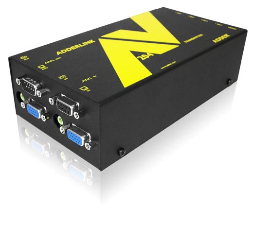 ADDER AV200 – Präsentationsumschalter, über Cat5–Cat7, 8× RJ‑45 In, VGA In/Out, 1080p, 300 m, RS‑232