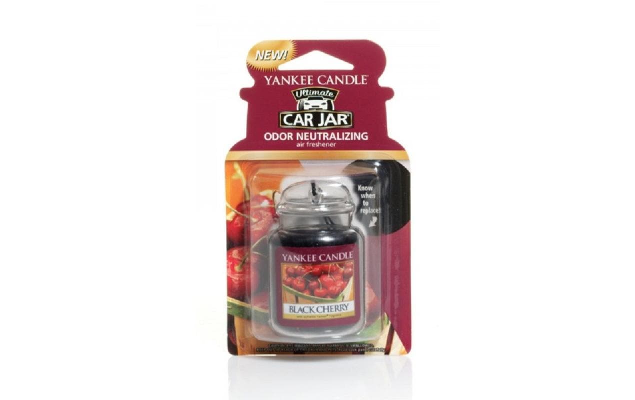 Yankee Candle Black Cherry – Auto-Lufterfrischer Car Jar Ultimate, 28 Tage