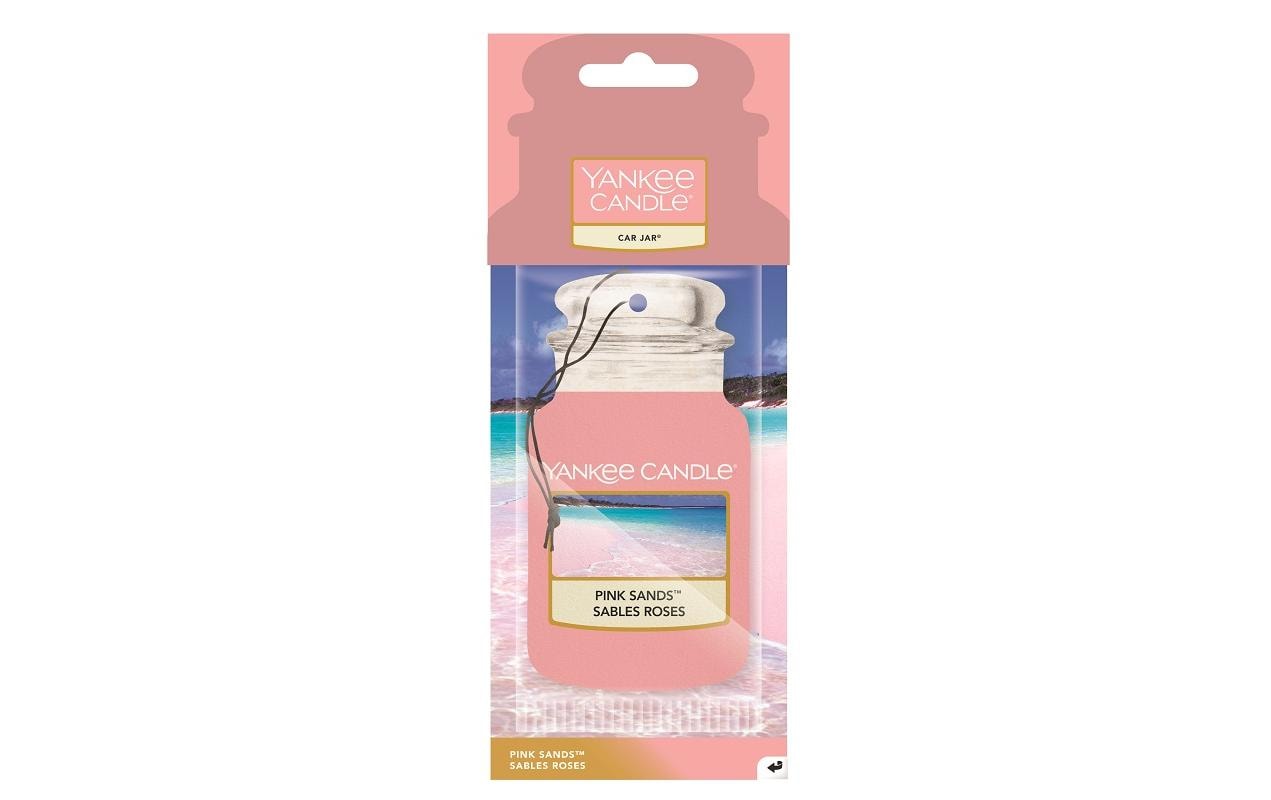 Yankee Candle Lufterfrischer Pink Sands – hängend – 8 × 19 cm – 28 Tage