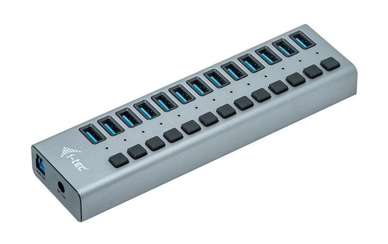 i-tec Ladegerät – 60 W, 13× USB-A, mit externem Netzteil – für Tablets, Notebooks, Ultrabooks
