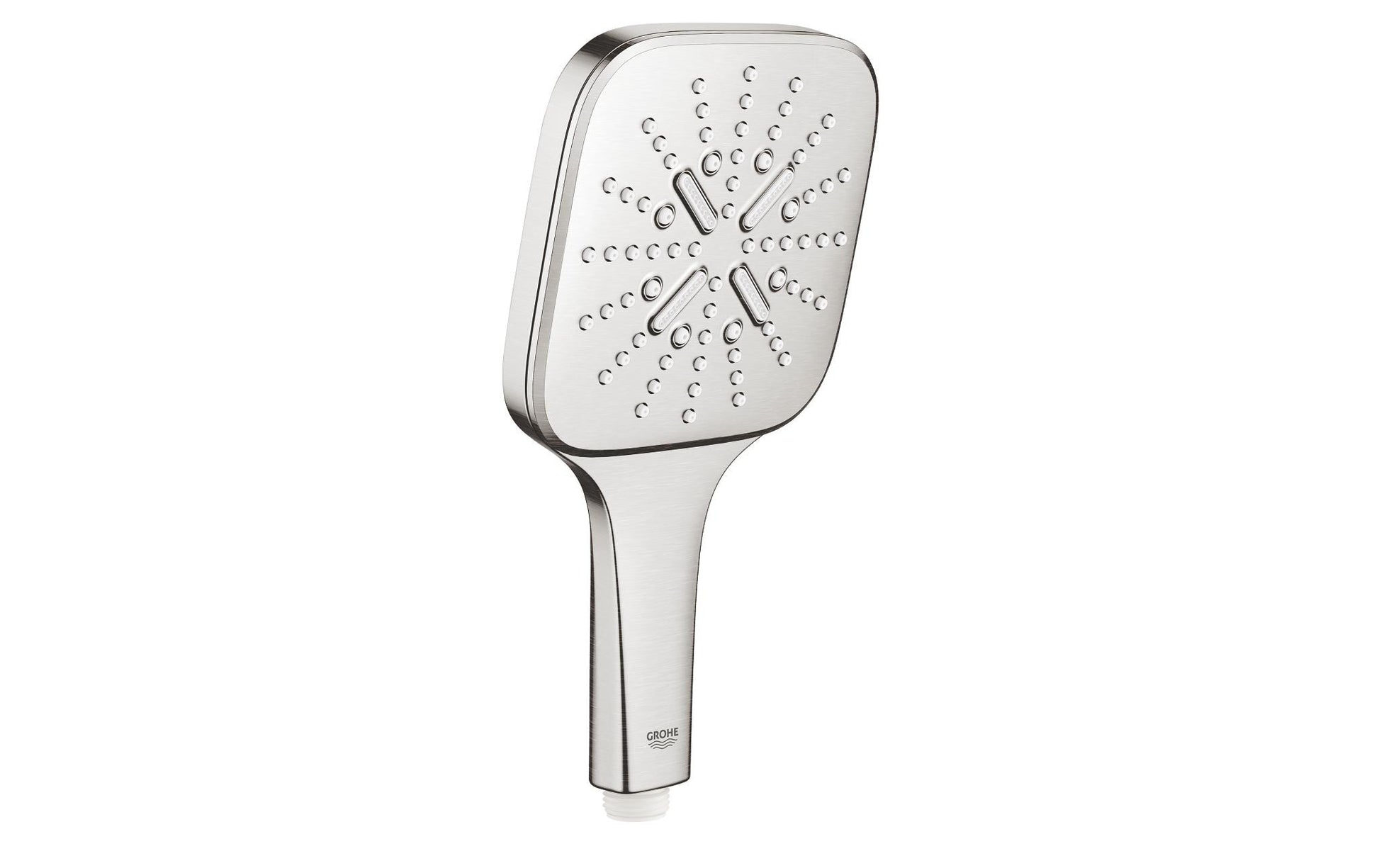 GROHE Handbrause RSH 130 SmartActive – Ø13 cm, Chromstahl, Wandmontiert, Supersteel