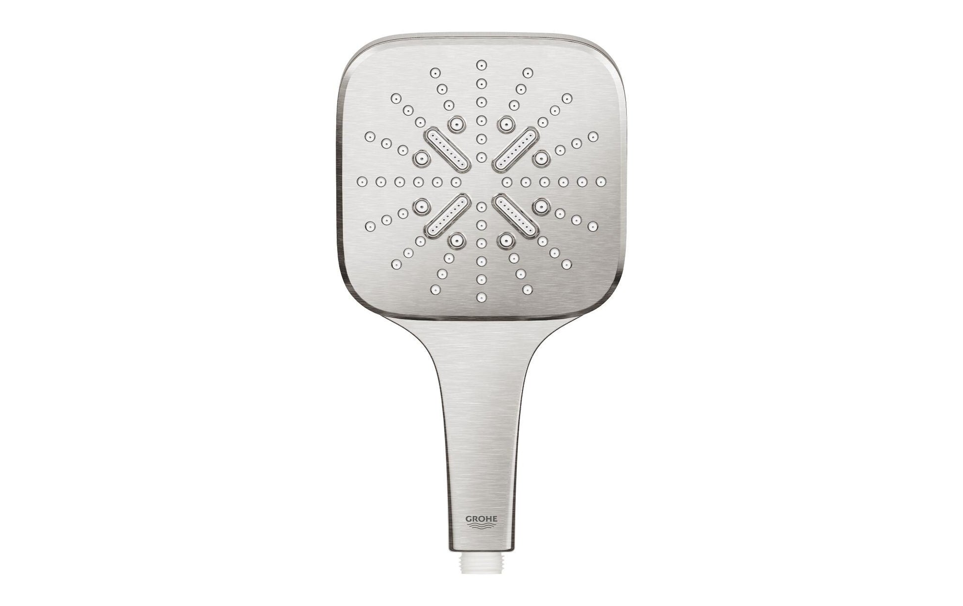 GROHE Handbrause RSH 130 SmartActive – Ø13 cm, Chromstahl, Wandmontiert, Supersteel