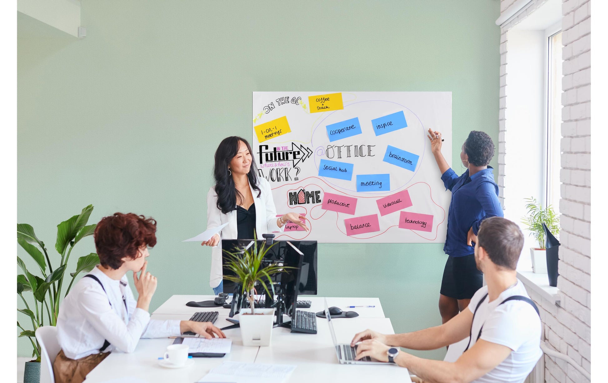 Legamaster Whiteboard – 120 × 90 cm, Wandmontage, inkl. Stift – 15-teilig