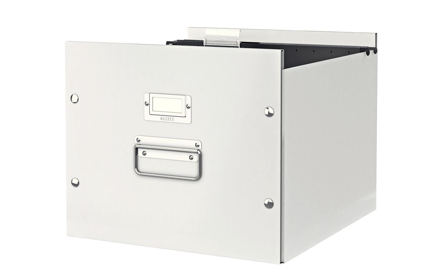 Leitz Aufbewahrungsbox B 357 × H 367 × T 285 mm – für A4, 1 Schublade, mit Etikettenhalter, Weiss