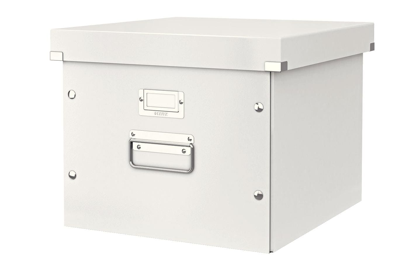 Leitz Aufbewahrungsbox B 357 × H 367 × T 285 mm – für A4, 1 Schublade, mit Etikettenhalter, Weiss