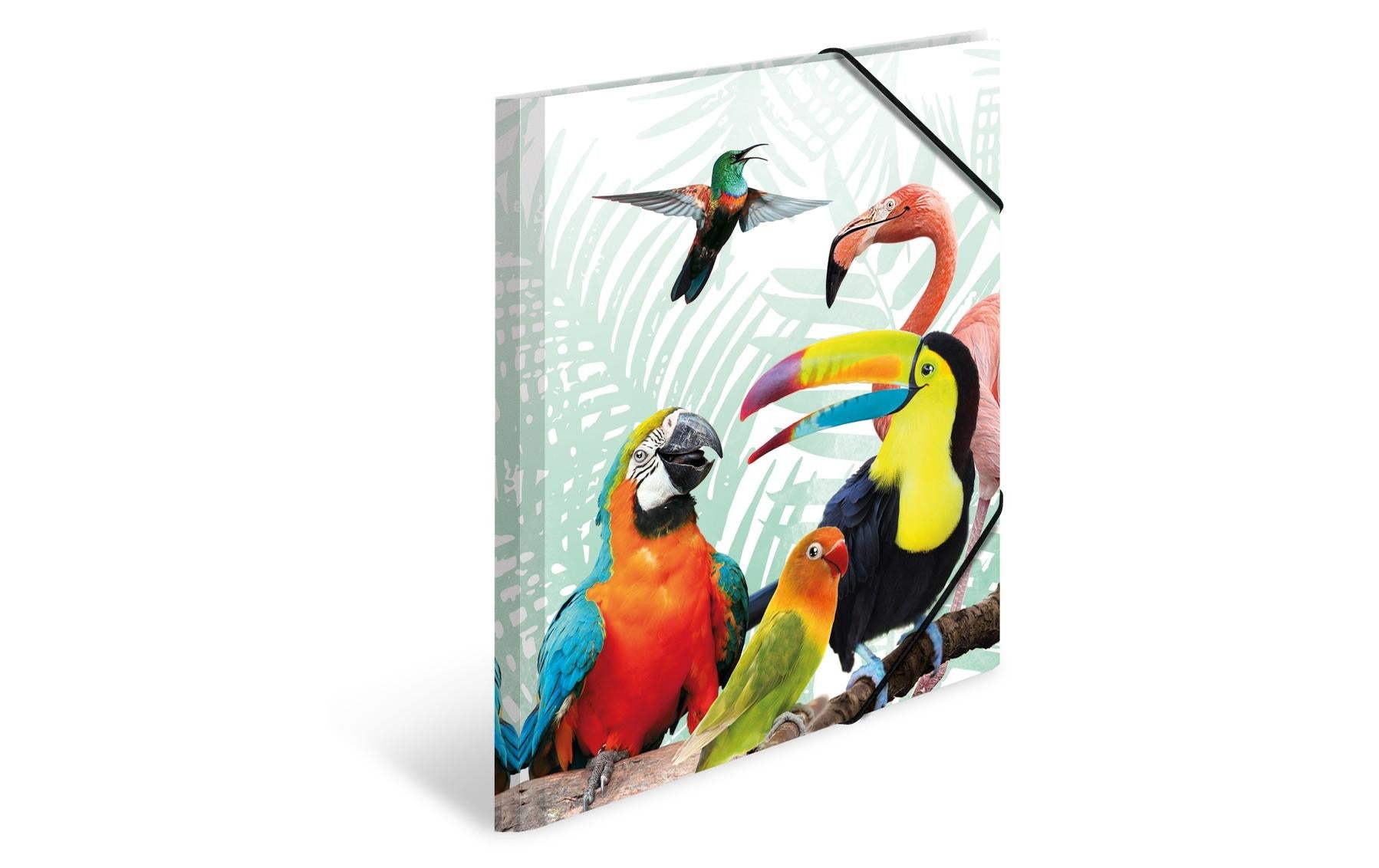 HERMA Sammelmappe, für A4, Kunststoff, mehrfarbig, mit Gummizug