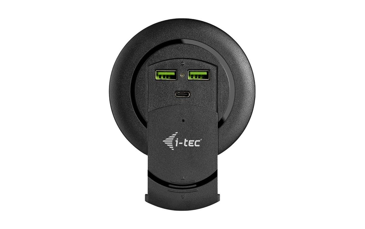i-tec Ladegerät – 96 W, 1× USB-C + 3× USB-A, PD, QC – für universelle Geräte