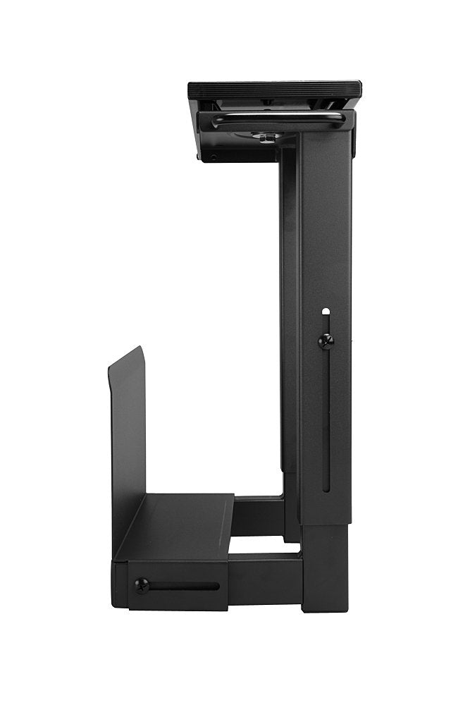 Lindy 40284 – PC-Halterung unter Tisch – verstellbar (B bis 45 cm, H bis 49 cm), 30 kg, Schwarz