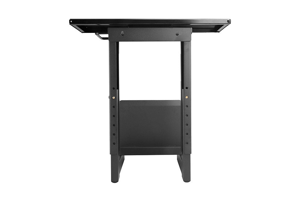 Lindy 40284 – PC-Halterung unter Tisch – verstellbar (B bis 45 cm, H bis 49 cm), 30 kg, Schwarz