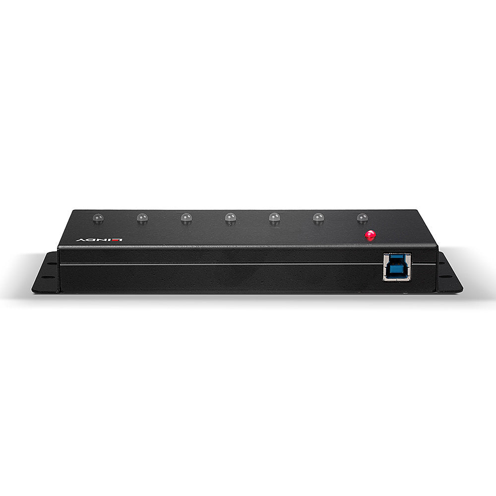 Lindy 43128 USB-Hub – USB 3.2 Gen 1, 7× USB-A
