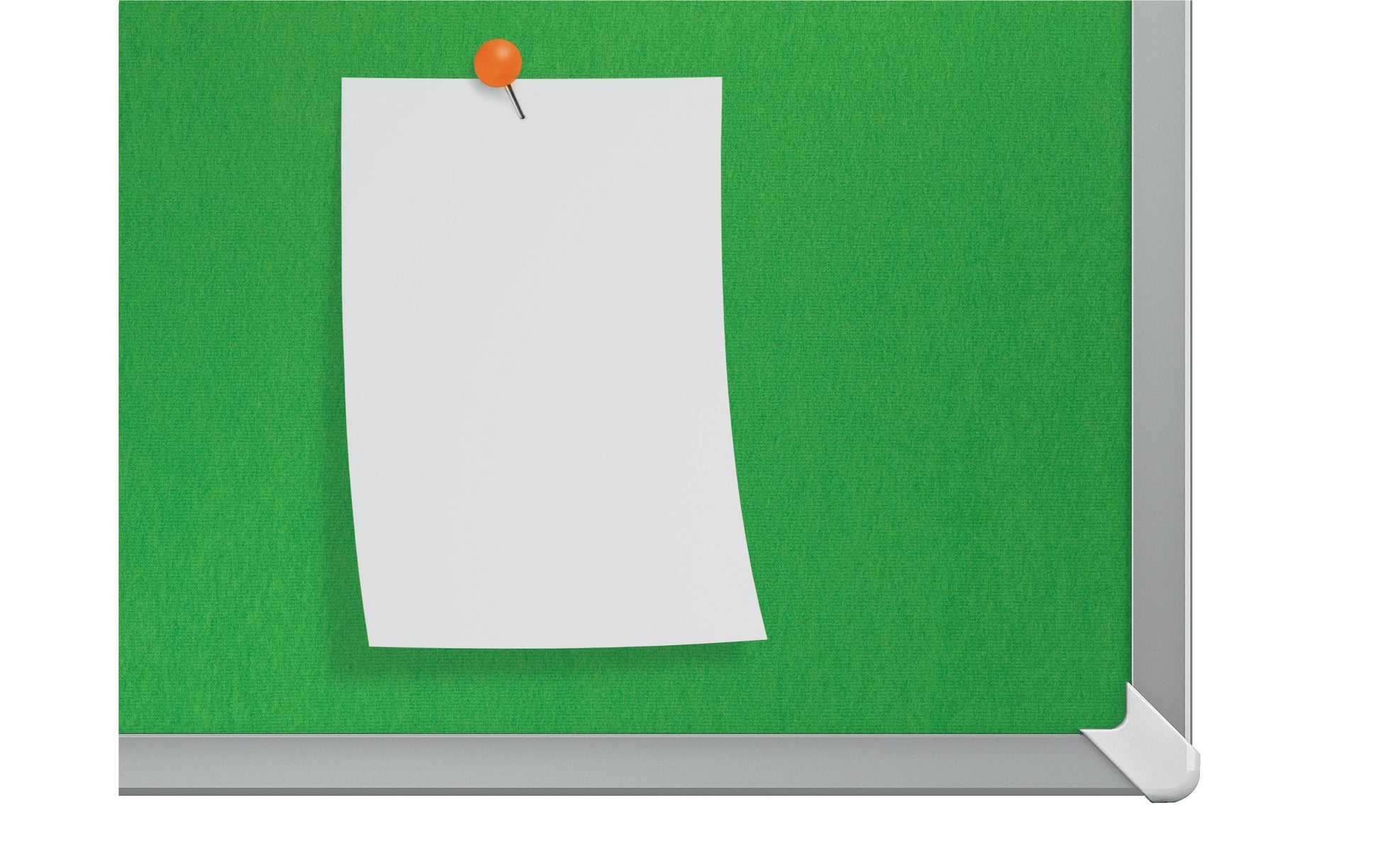 Nobo Pinnwand – Filz, Alurahmen – 71 × 40 cm, Grün, Impression Pro Widescreen