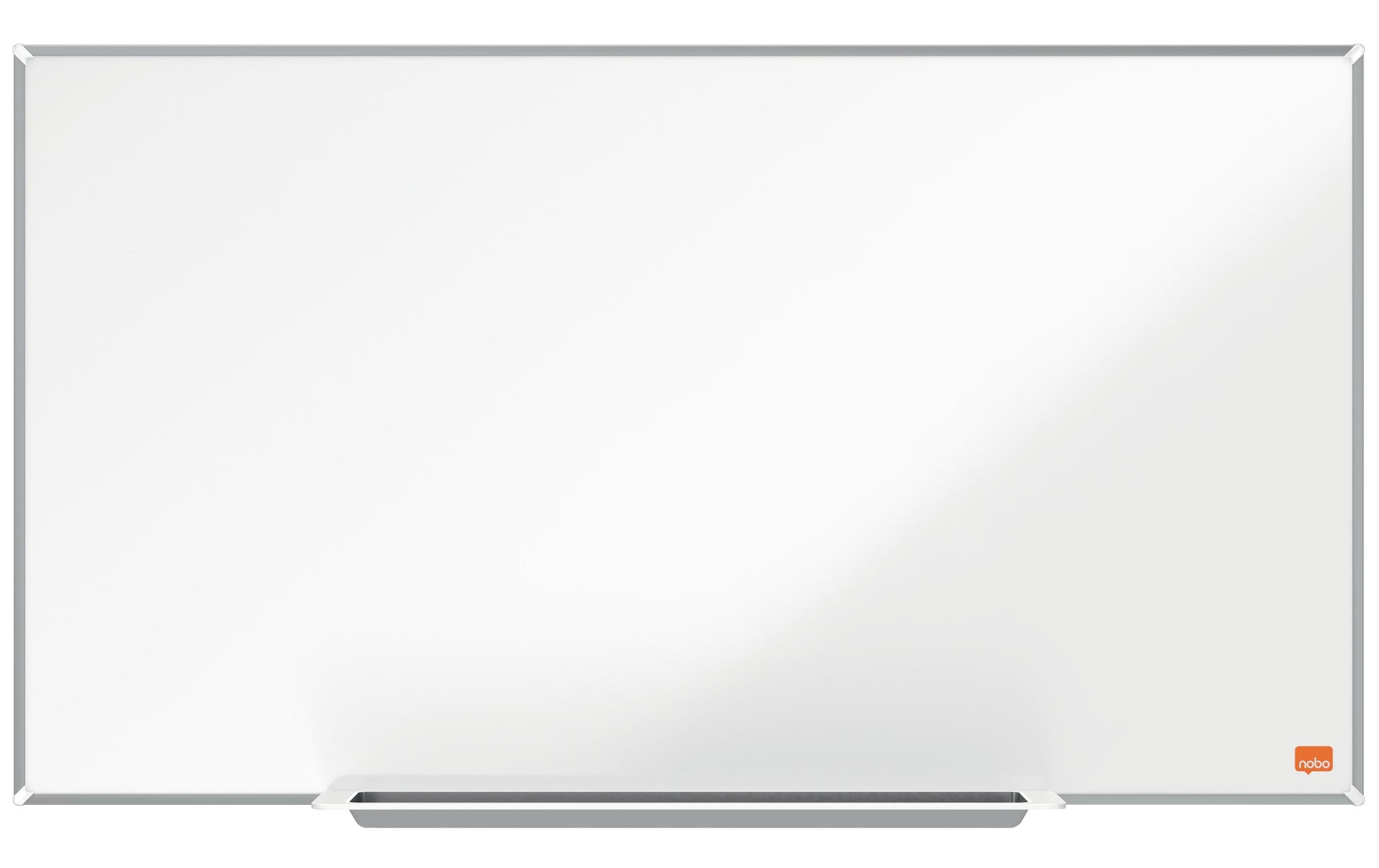 Nobo Whiteboard – 122 × 69 cm, Emaille, magnetisch, Aluminiumrahmen, Wandmontage
