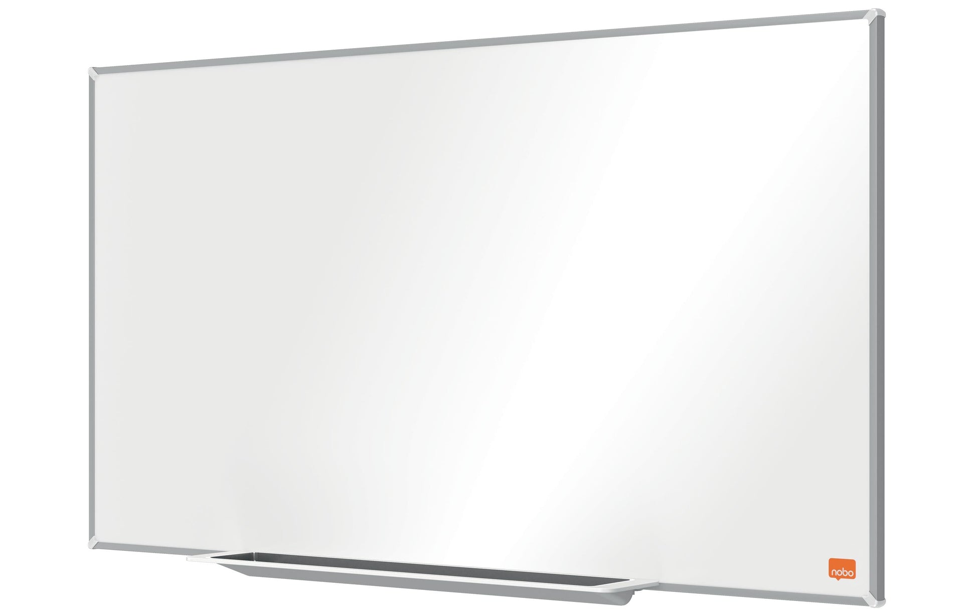 Nobo Whiteboard – 122 × 69 cm, Emaille, magnetisch, Aluminiumrahmen, Wandmontage
