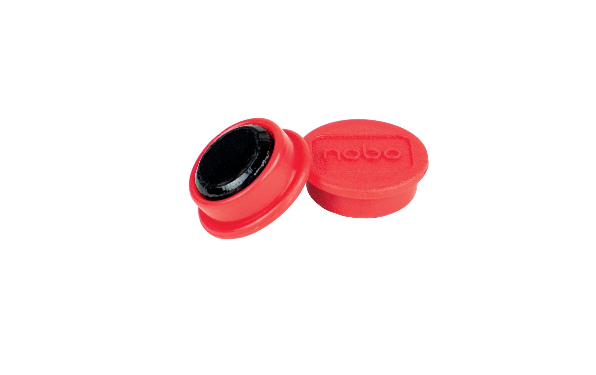 Nobo Tafelmagnete – Ø 13 mm – 10 Stk. – rot
