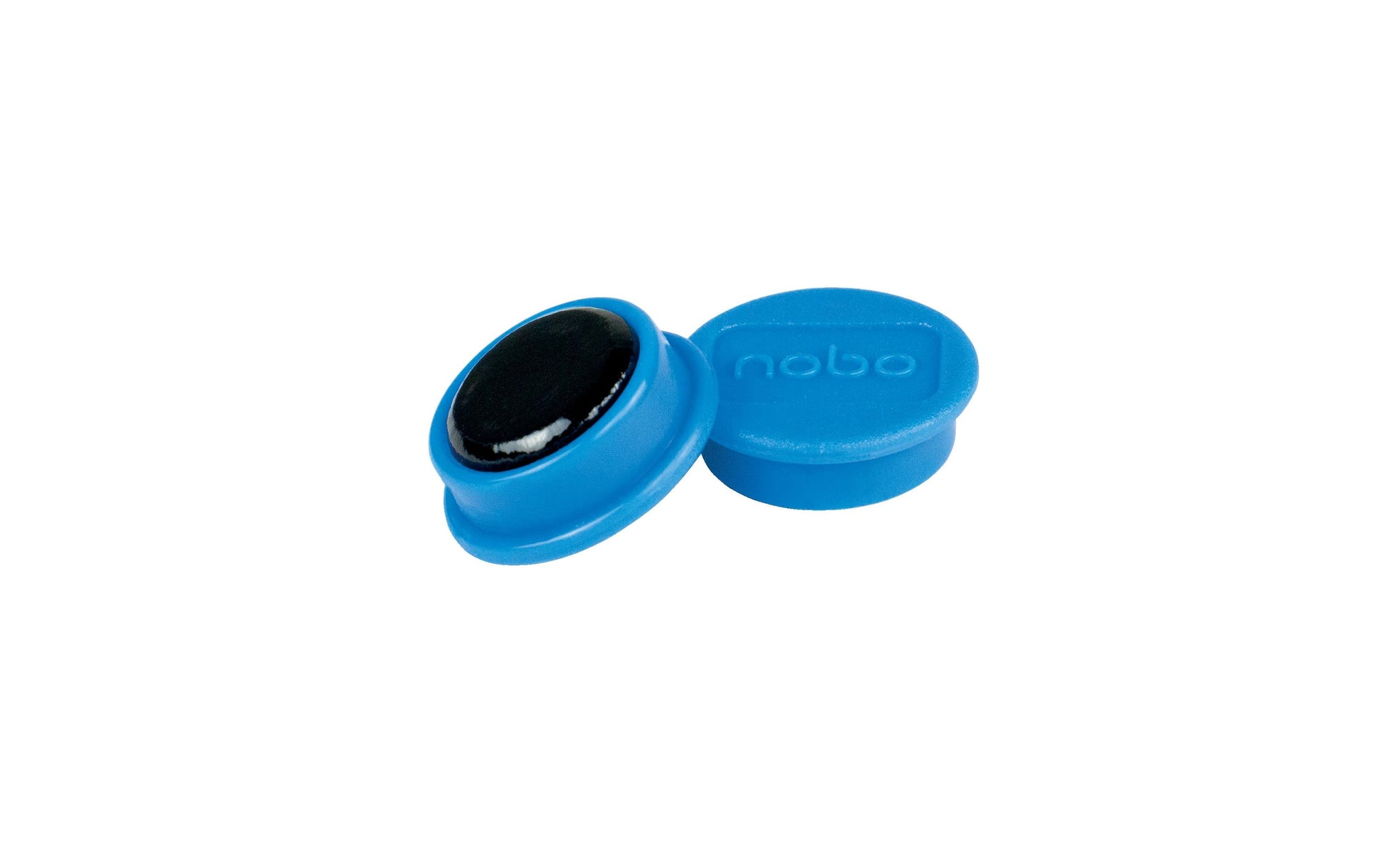 Nobo Tafelmagnete – Ø 13 mm – 10 Stk. – blau